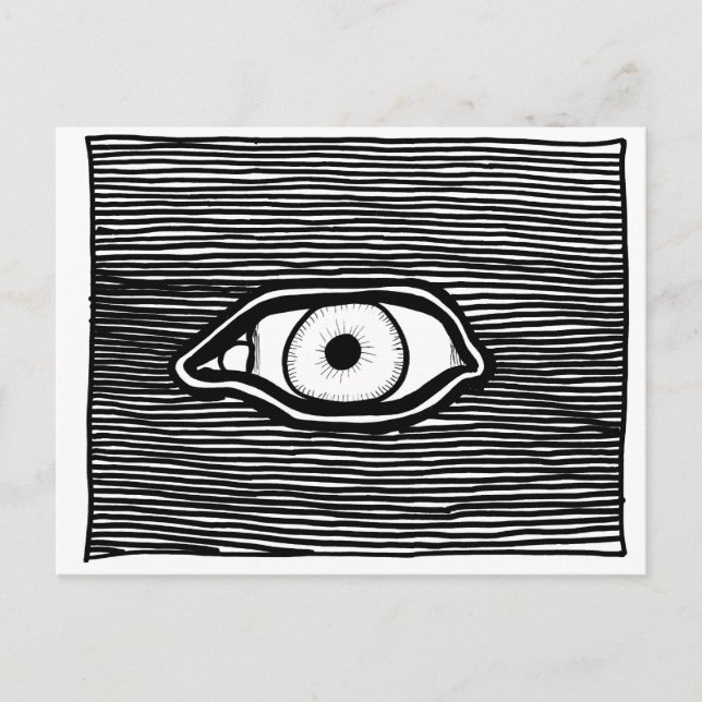 ParanormalPrints vykort 'allvetande Eye (Framsida)