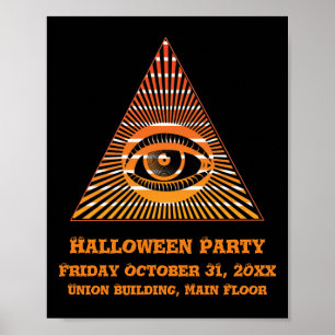 Paranormalt hela Öga av Andlig, som är ställföretr Poster