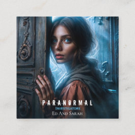 Paranormisk utredare: fyrkantigt visitkort