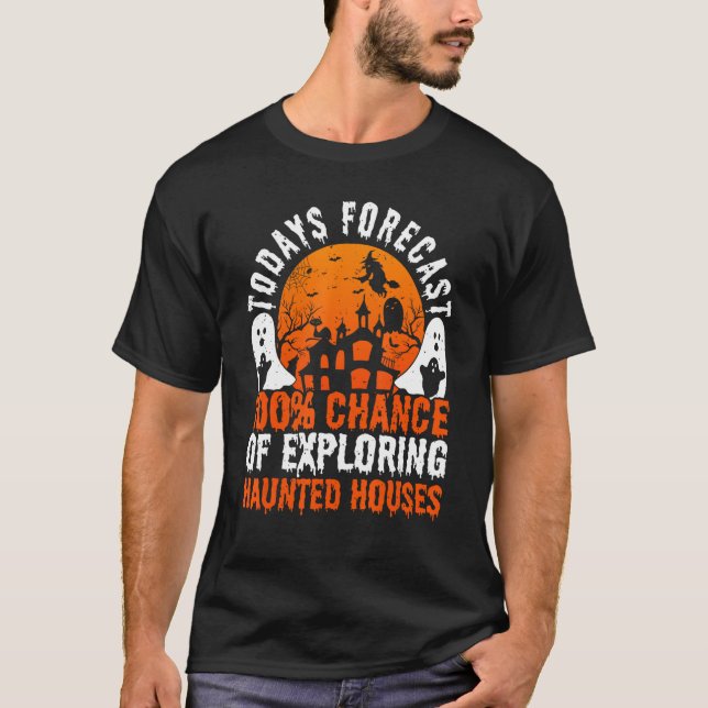 Paranormutredare, prognos för dagar för Ghost T Shirt (Framsida)