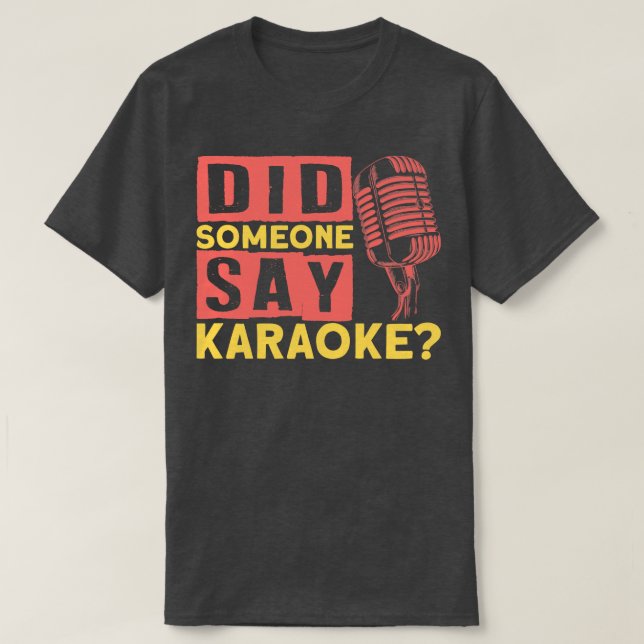 Paraoke Party Singing 4 T Shirt (Design framsida)