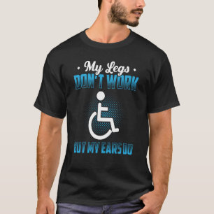 Paraplegering för personer med funktionshinder i r t shirt