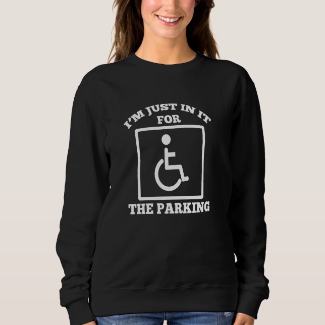 Paraplegering för personer med funktionshinder i r t shirt (Framsida)