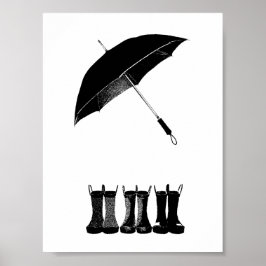 Paraplla & Boots Poster
