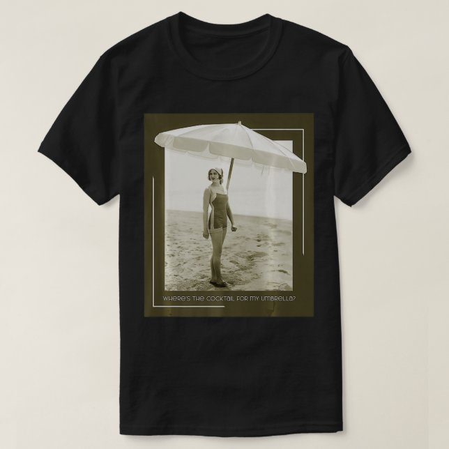 Paraplla Cocktail Premium T Shirt (Design framsida)