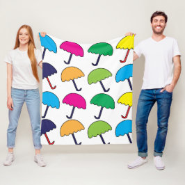 Paraplla Colorful Umbrella Fleecefilt
