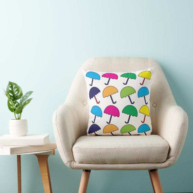 Paraplla Colorful Umbrella Kudde (Stol)