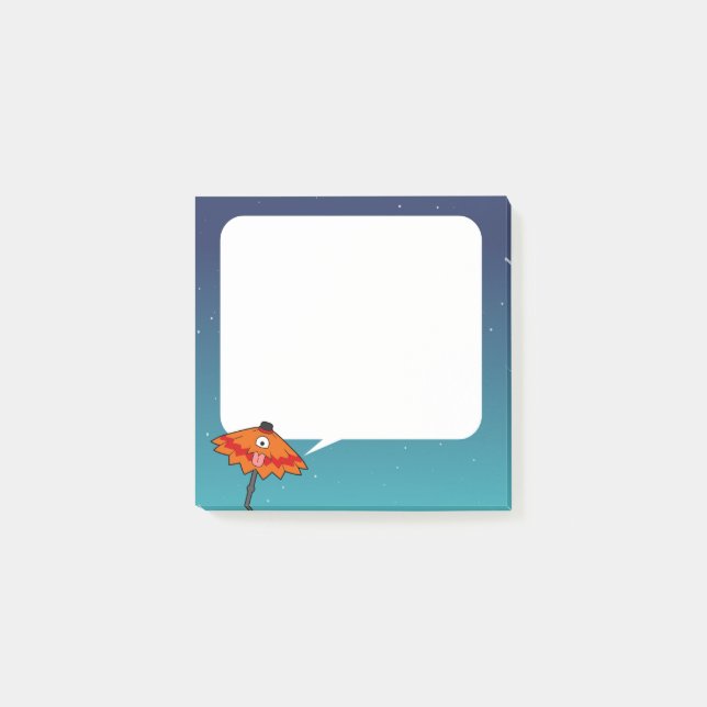 Paraplla Ghost Yokai: Karakasa-obake Tal Bubble Post-it Block (Framsida)