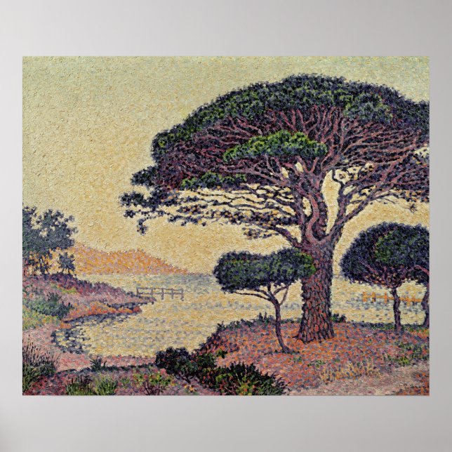 Paraplla Gräs vid Caroubiers, 1898 Poster (Framsidan)