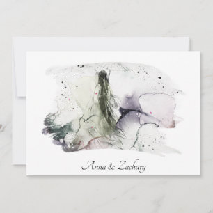 *~* Paraplla Japan Woman    RSVPQR AR27 Bröllop Inbjudningar