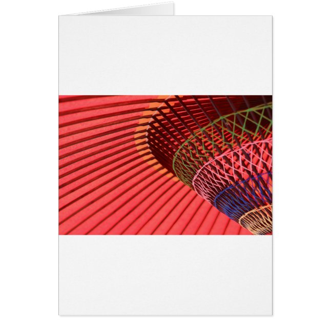 Paraplla japanska paraplyer hälsningskort (Framsidan)