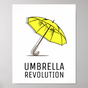 Paraplla Revolution - Hongkong Poster