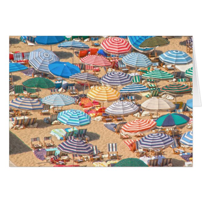 Paraply 1 hälsningskort (Framsidan Horizontal)