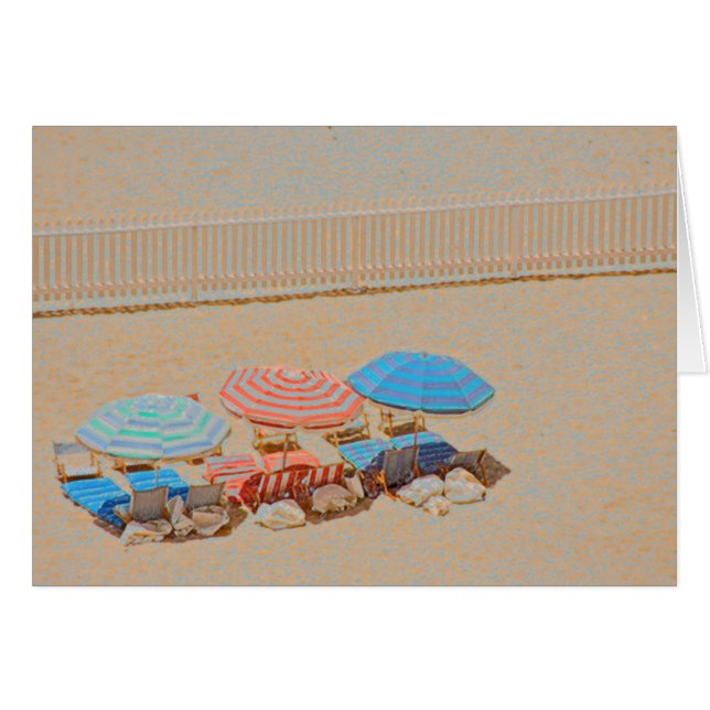 Paraply 2 hälsningskort (Framsidan Horizontal)