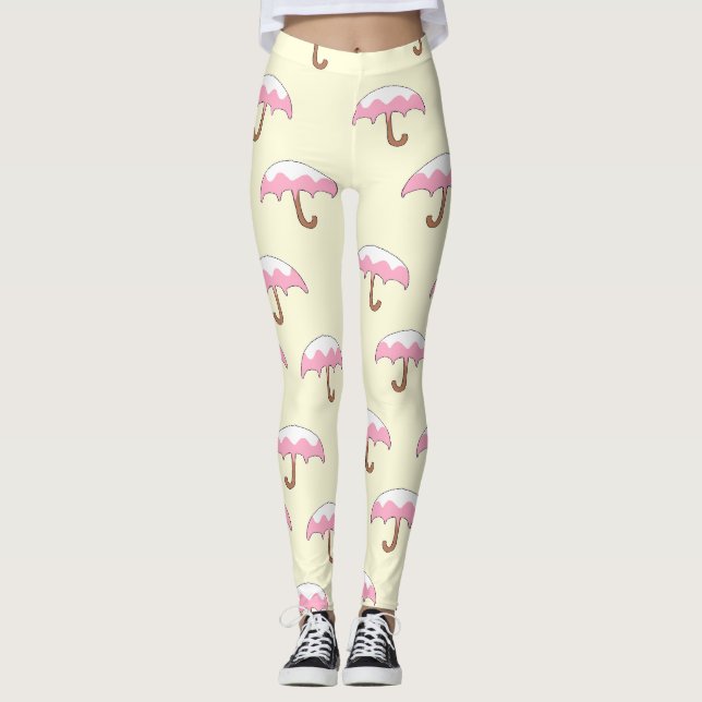 paraply mönster leggings (Framsida)