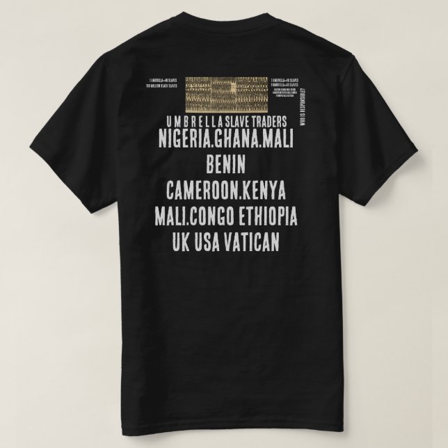 PARAPLY SLAVHANDELN T-Shirt (Design baksida)
