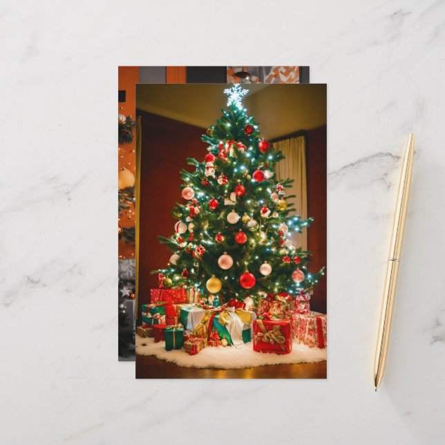 Paraply Träd Papprare Lakan (Fram/Back In Situ)