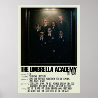 Paraplyakademin Alternativa TV-show stor Poster