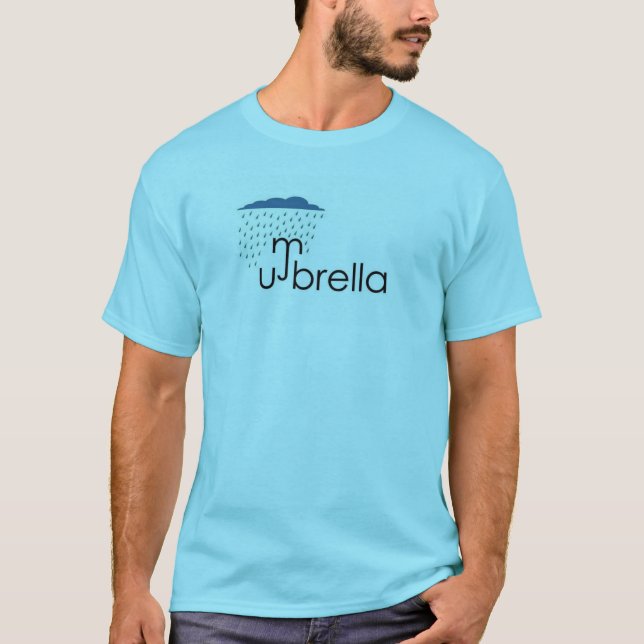 Paraplybild och text Tee - Whimsical Vibes (Framsida)