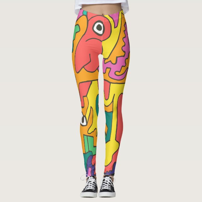 Paraplydam Leggings (Framsida)