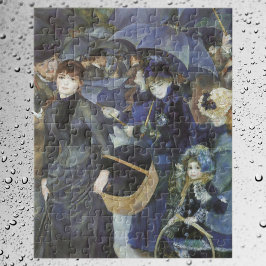 Paraplyer av Pierre Renoir, Vintage Impressionism Pussel