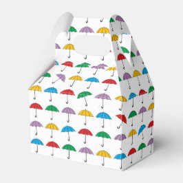 Paraplyer i rutan Rain-favoriter Presentaskar