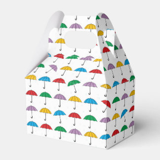 Paraplyer i rutan Rain-favoriter Presentaskar