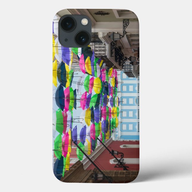 Paraplyer över San Juan Streets och Mansion (Baksida)