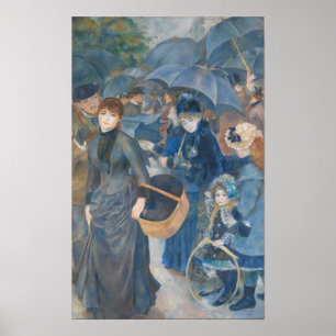 Paraplyerna av Pierre-Auguste Renoir (1841-1919) Poster