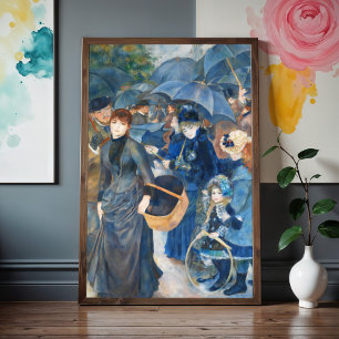 Paraplyerna, Pierre Auguste Renoir Konst Poster