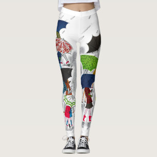 Paraplyet lurar damasker leggings