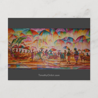 Paraplymarknaden - vykort