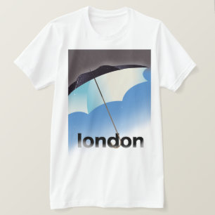 Paraplyreseaffisch för London T Shirt