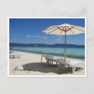 paraplyslappna av boracay vykort