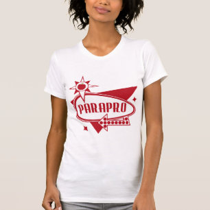 Parapro - den inspirerade Retro röda 60-tal T-shirt