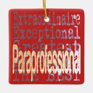 ParaProfessional Extraordinaire Julgransprydnad Keramik