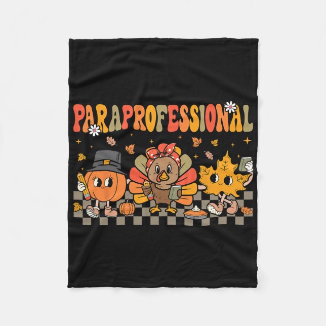 ParaProfessional Fall Crew Parapro Education Tack Fleecefilt (Framsidan)