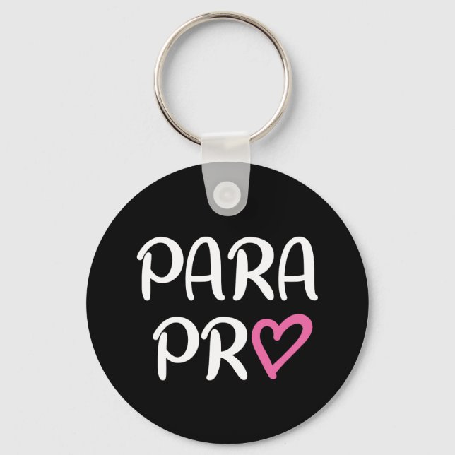 ParaProfessional Para Pro Heart Gift Nyckelring (Framsida)