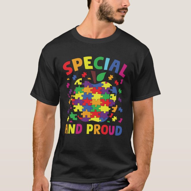 Paraprofessional Special and proud special educati T Shirt (Framsida)