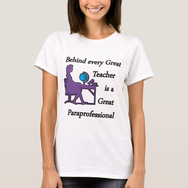 Paraprofessional Tee Shirt (Framsida)