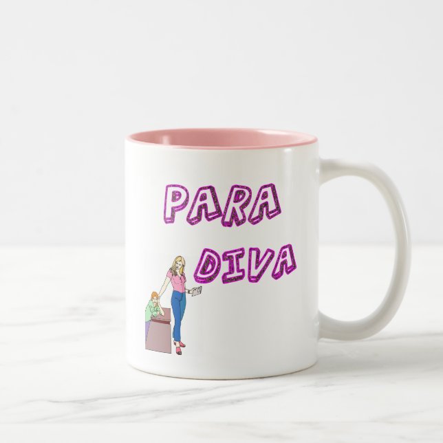 ParaprofessionalDiva Två-Tonad Mugg (Höger)