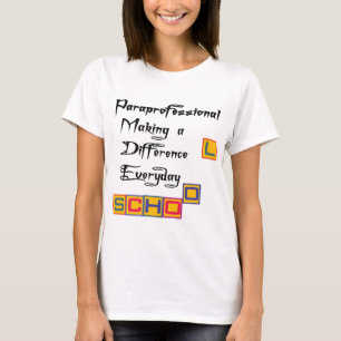 PARAPROFESSIONALEN SKAPAR EN SKILLNAD T SHIRT