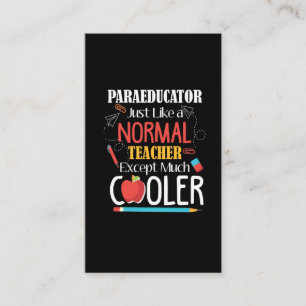 Paraprofessionell klassrumsassistent Parapedagoger Visitkort