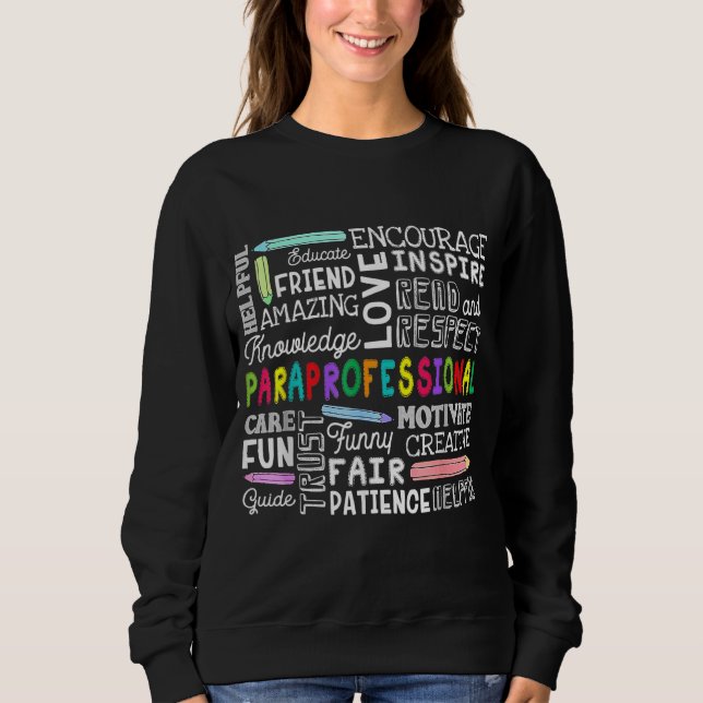 Paraprofessionell ordmoln  Paraprofessionell T Shirt (Framsida)