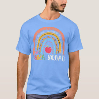 Paraprofessionell Para Squad Teacher Crew Boho Rai T Shirt