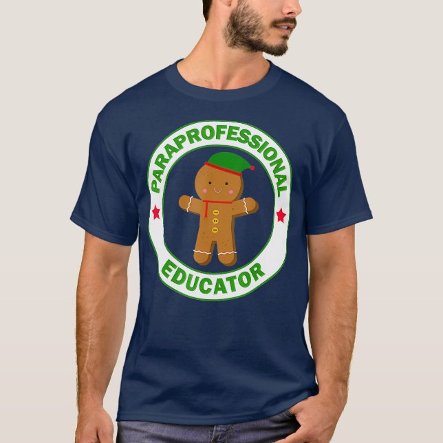 Paraprofessionell pedagog Julparapedal T Shirt (Framsida)