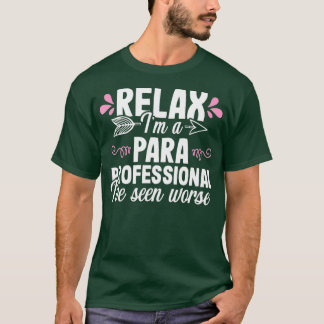 Paraprofessionell uppskattning, presentlärare t shirt