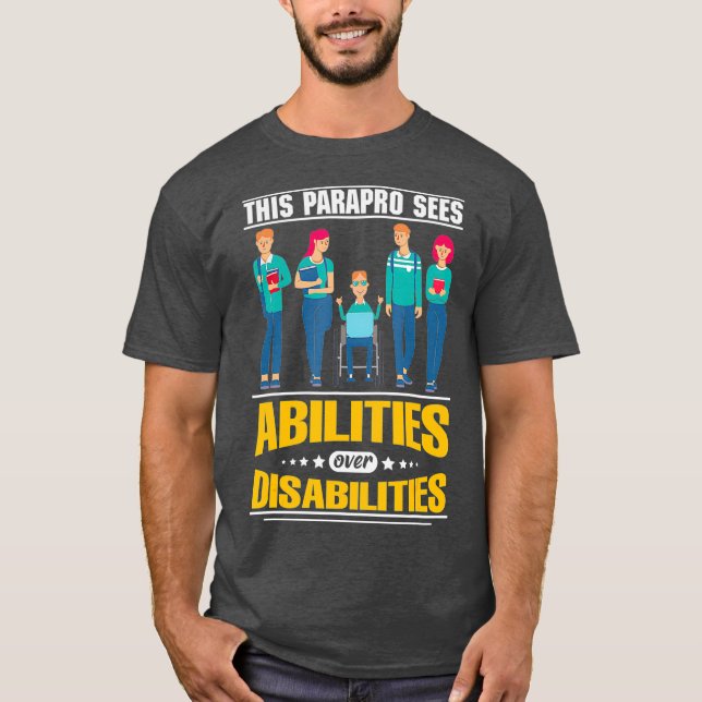 Paraprofessionell uppskattning Student Speciell T Shirt (Framsida)