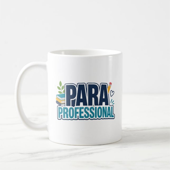 Paraprofessionell uppskattningsgåva kaffemugg (Vänster)