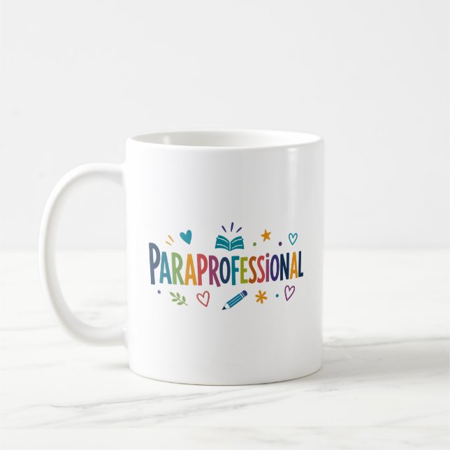 Paraprofessionell uppskattningsgåva kaffemugg (Vänster)
